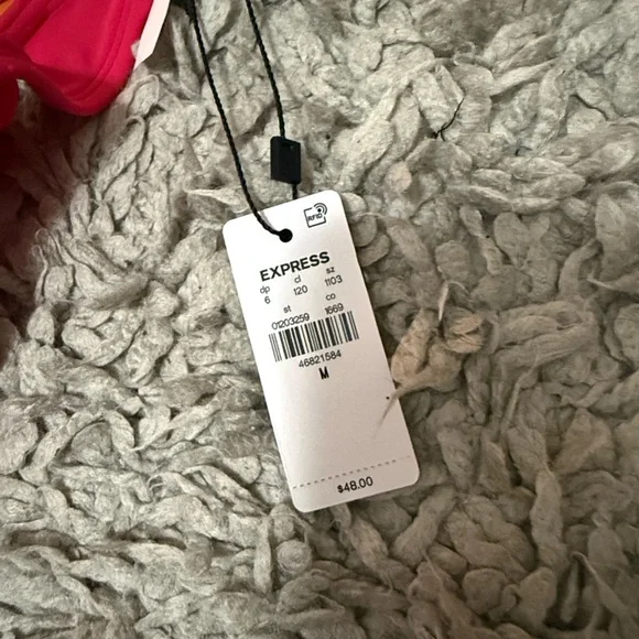 Express Vibrant Pink and Orange Bra - Picture 8 of 8